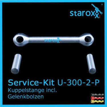 staroxx® kit d'entretien - tige de couplage ncl. 2 goupilles de bielle pour Eugen Peter pompe U-300-2-P